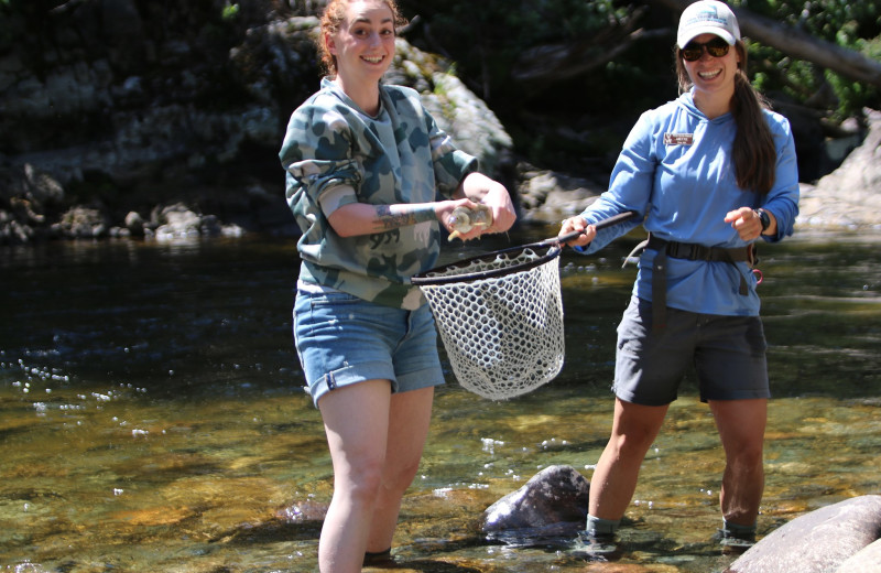 Fishing at Vista Verde Ranch.