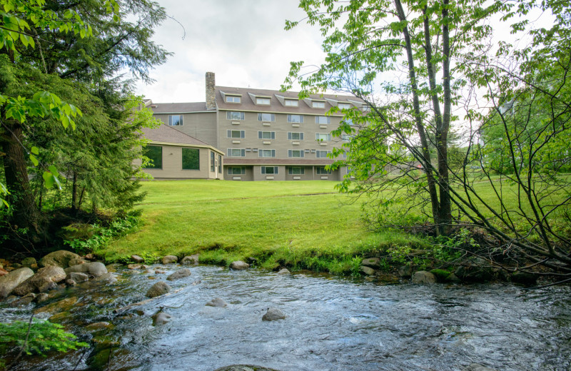 Exterior view of Snowy Owl Inn and Resort.