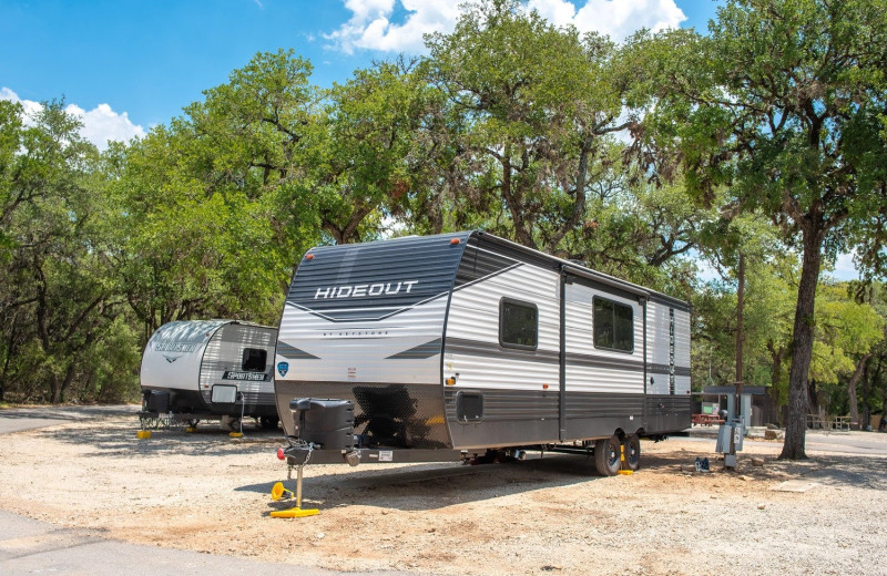 RV resort at Yogi Bear's Jellystone Park Hill Country.