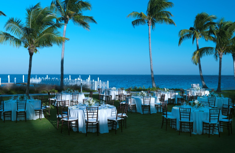 Wedding reception at South Seas Island Resort.