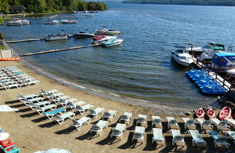 Beach at Surfside on the Lake.