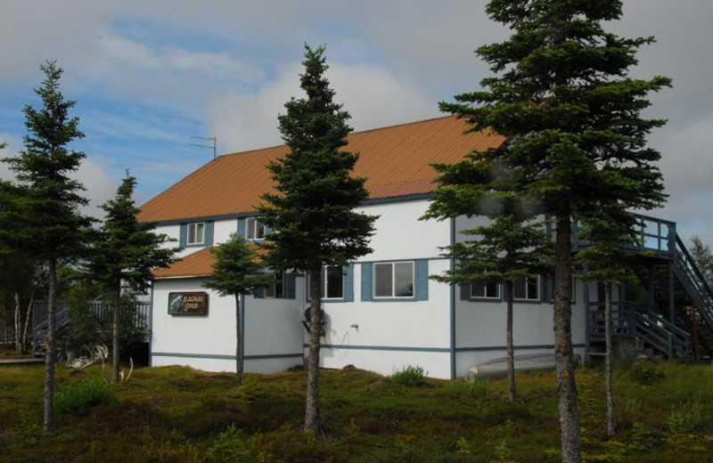 Exterior view of Alagnak Lodge.