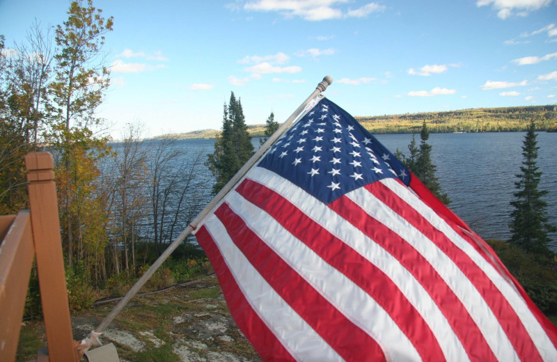 Exterior view of Cross River Lodge.