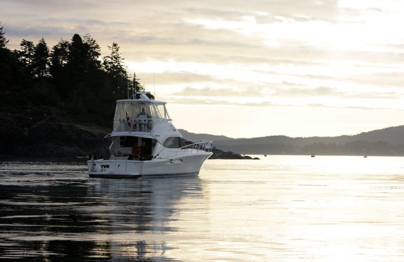 Boating at Sooke Harbour Resort & Marina.