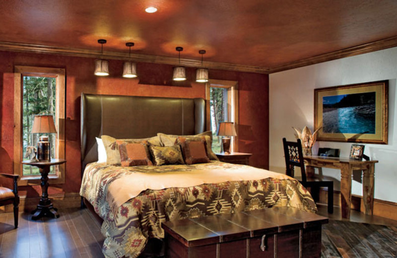 Cabin kitchen at The Resort at Paws Up.
