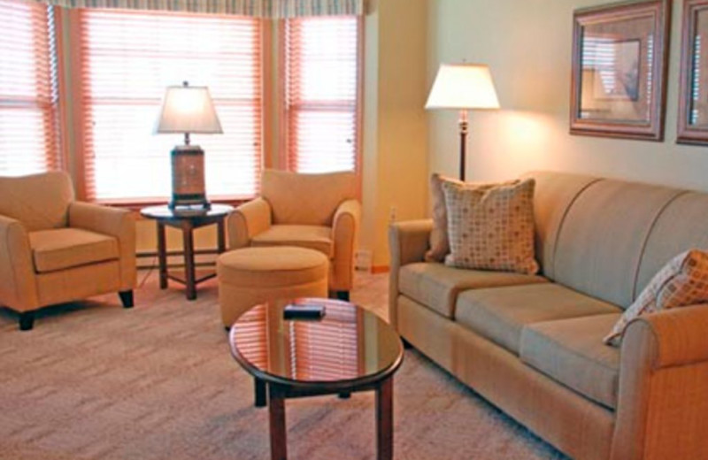 Guest living room at Newport Resort.