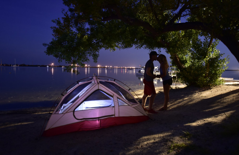 Tent camp at Boyd's Key West Campground Inc.