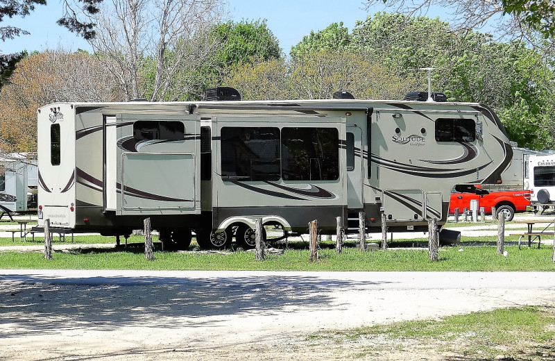 RV campground at Rio Guadalupe Resort.