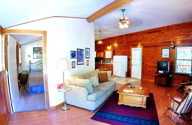 Guest room at Pond Mountain Lodge & Resort.