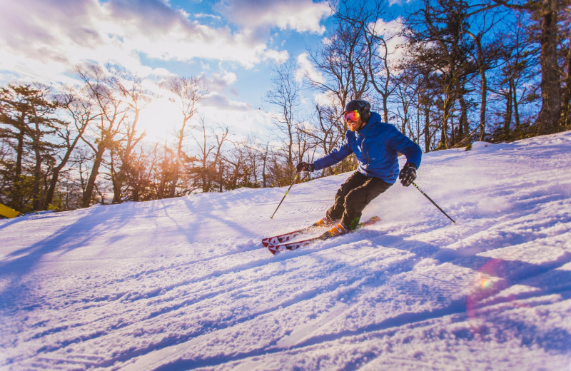 Skiing at Massanutten Resort.