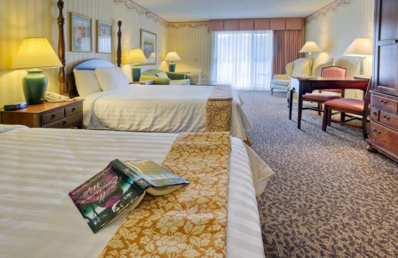 Guest room at Lake Morey Resort.