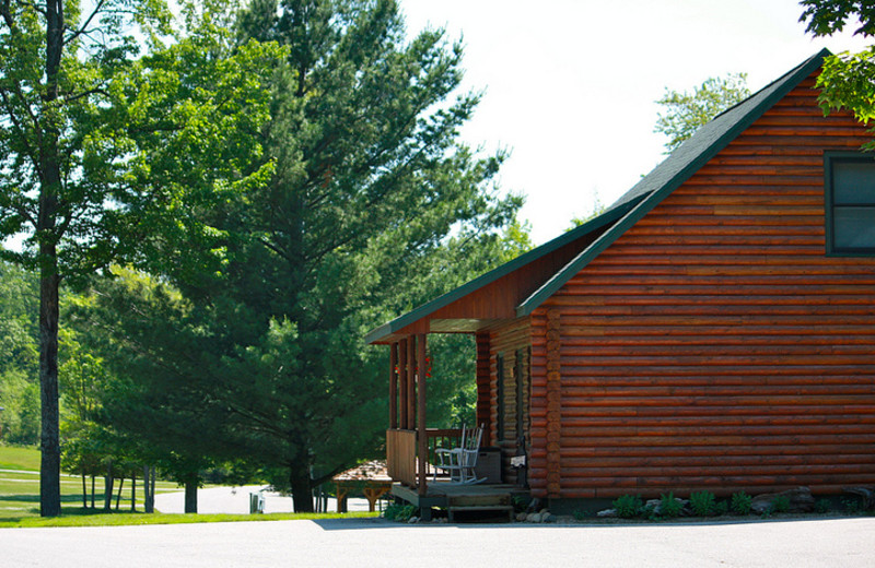 Cabin Exterior at Benjamin's Beaver Creek Resort