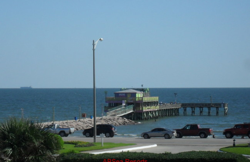 Resort fishing pier at A B Sea Resorts.