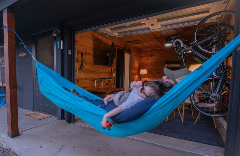 Hammock at  Left Coast Lodge.