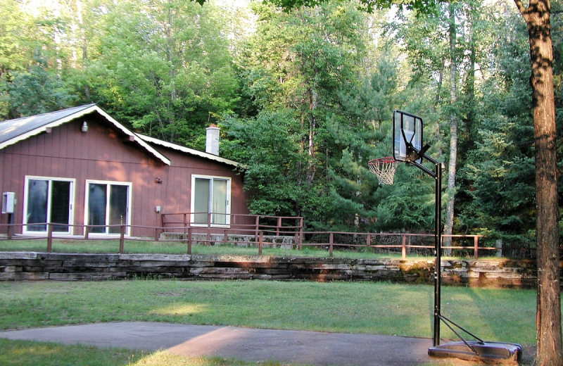 Basketball court at Gypsy Villa Resort.