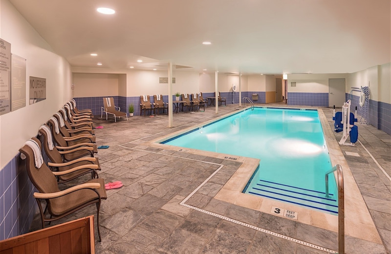 Indoor pool at Westport Inn.