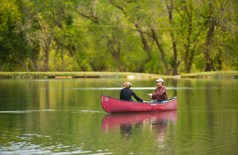 Canoeing at Branded Rock Canyon.