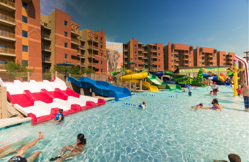 Water park at Kalahari Waterpark Resort.