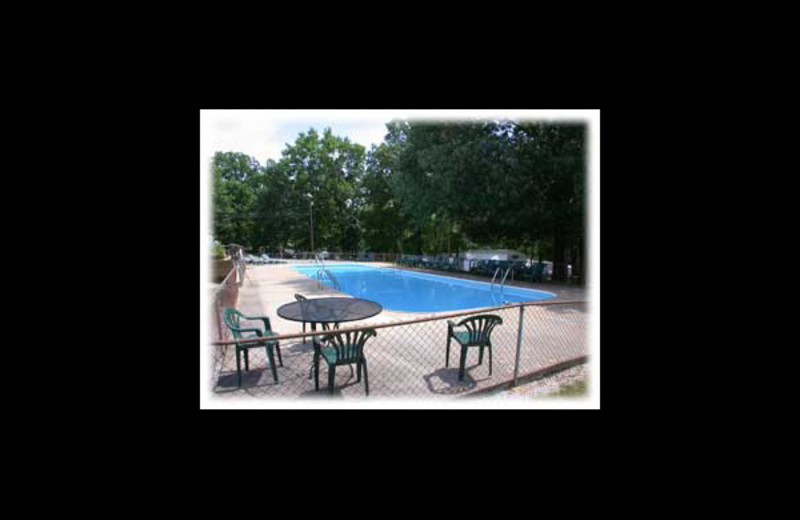 Outdoor pool at Sportsman's Anchor Resort.