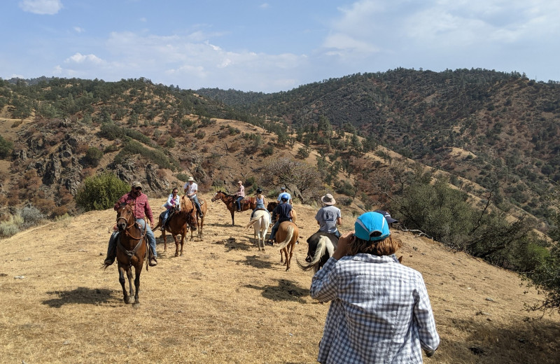 Horseback riding at Rankin Ranch.