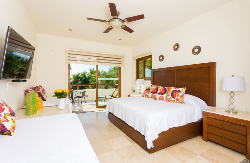 Rental bedroom at La Isla VR - Riviera Nayarit.