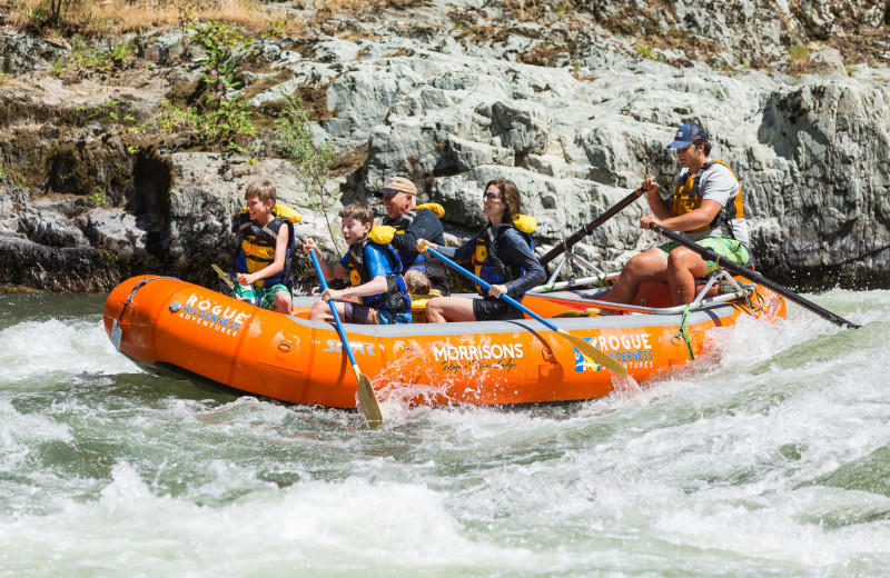 Rafting at Morrison's Rogue River Lodge.