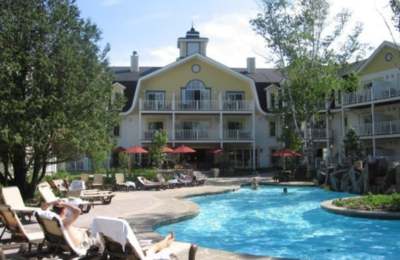 Outdoor pool at Chateau Beauvallon.