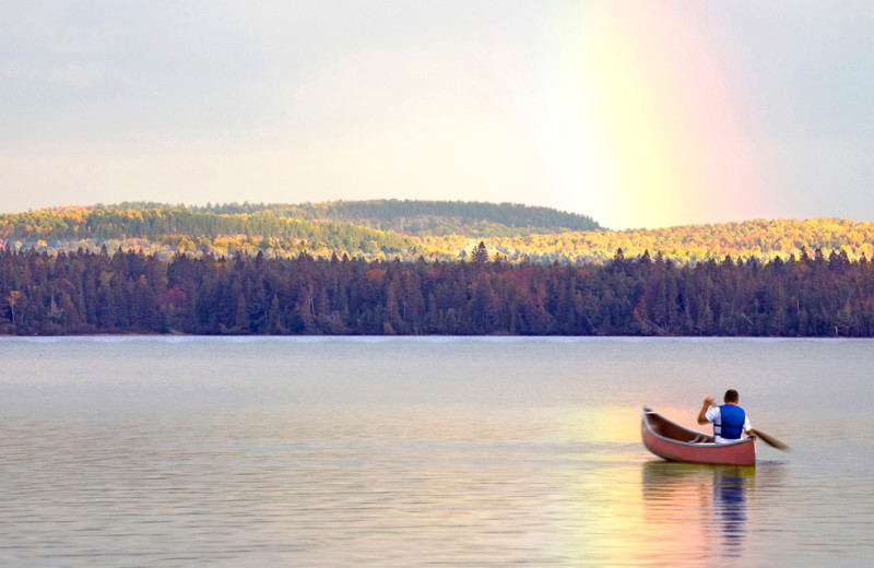 Lake at Killarney Lodge in Algonquin Park.