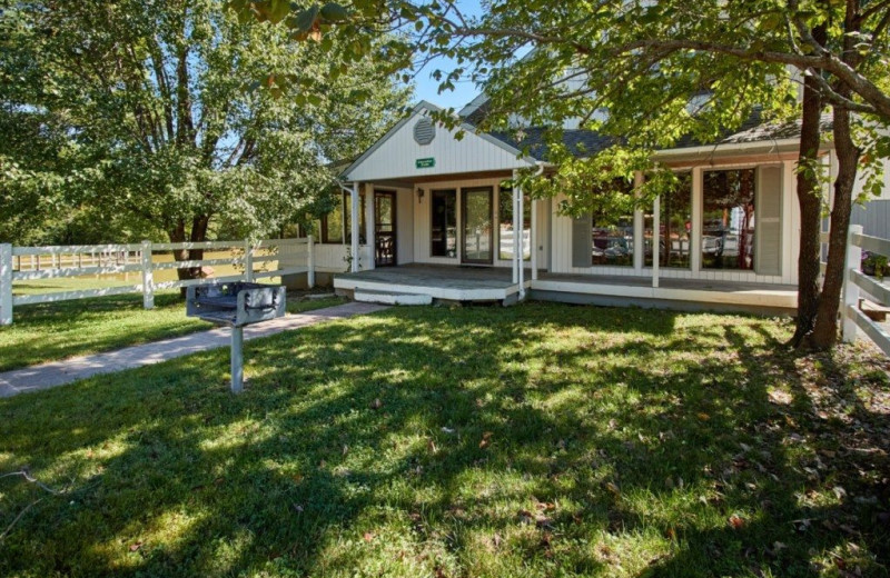 Cottage exterior at MarVal Resort.