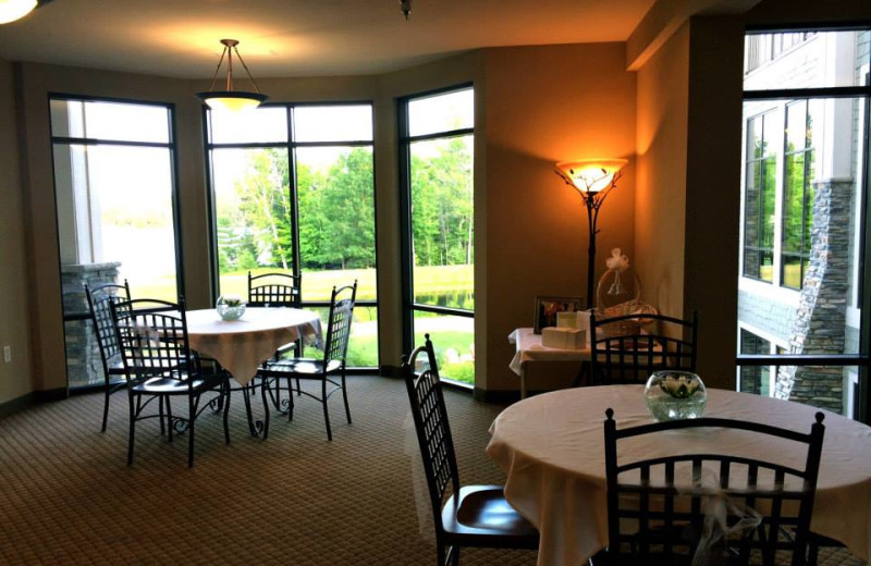 Dining room at Northernaire Resort.
