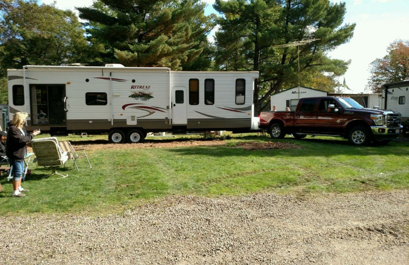 Camping at Six Lakes Resort.