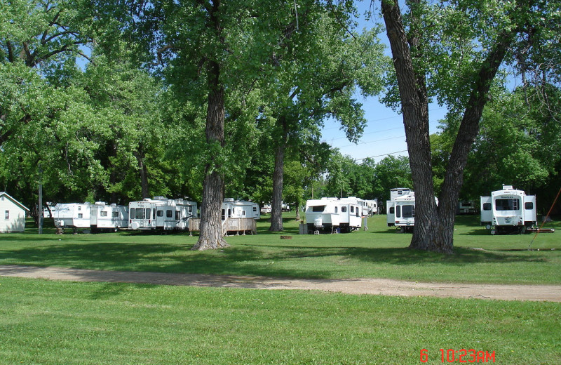 RV campground at South Turtle Lake Resort.