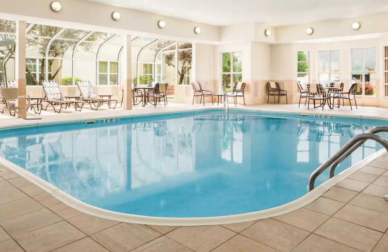 Indoor pool at Homewood Suites Toledo-Maumee.