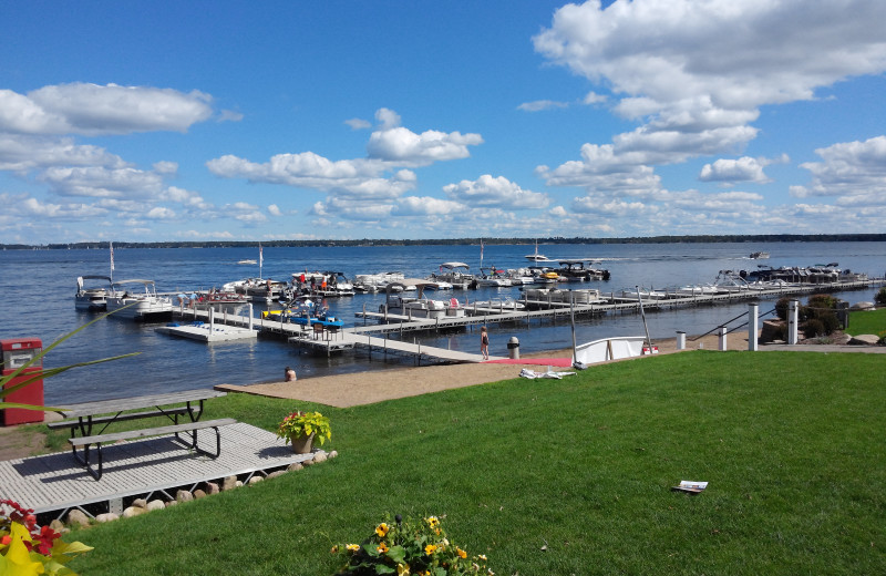 Lake view at Quarterdeck Resort.