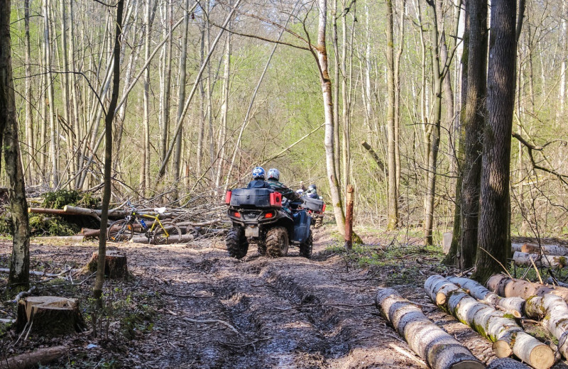 ATV at Owls Nest Lodge.