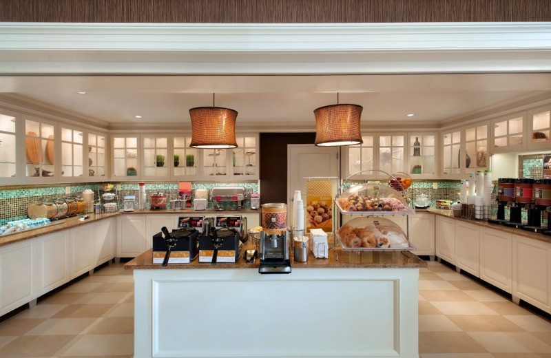 Breakfast area at Hampton Inn & Suites Outer Banks/Corolla.