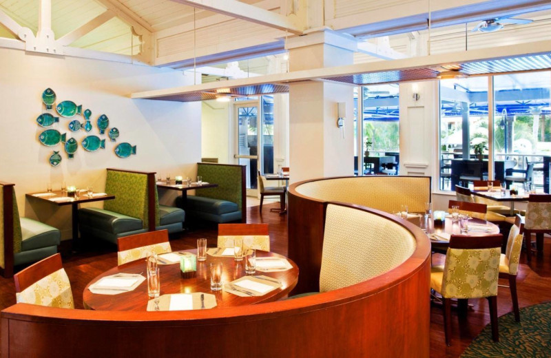 Dining room at Sheraton Suites Key West.
