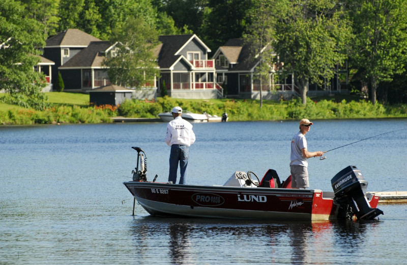 Fishing at Bayview Wildwood Resort.