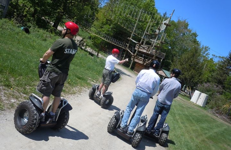 Segway tours at Jiminy Peak Mountain Resort.