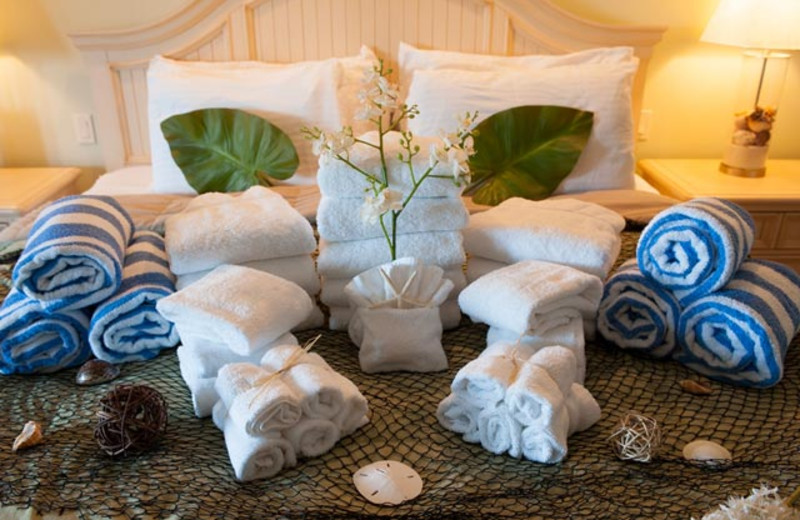 Luxury linens at Anna Maria Vacations.