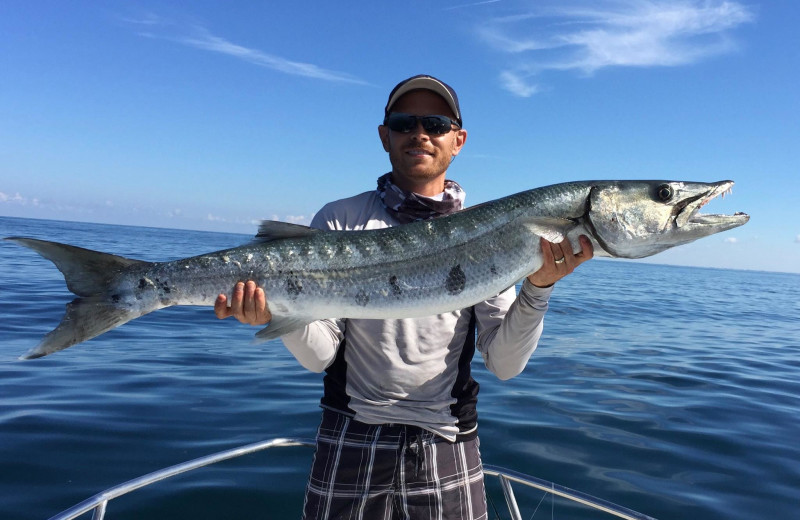 Fishing at Shoreline Island Resort.