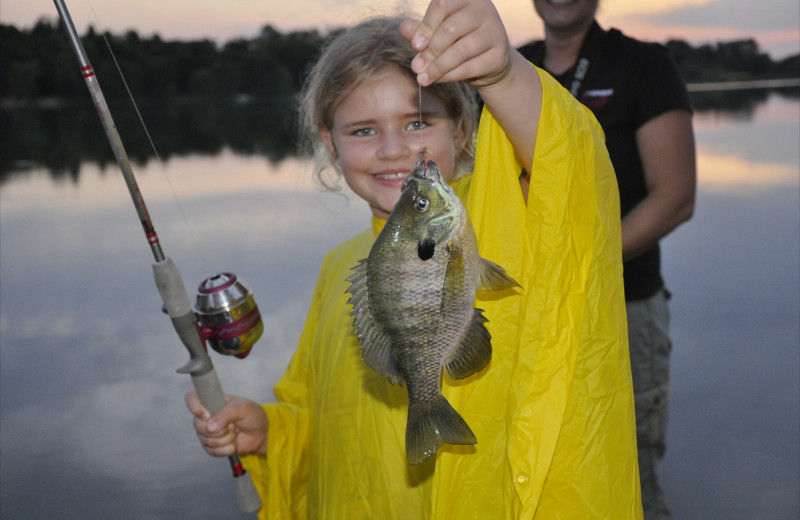 Fishing at Weslake Resort. 