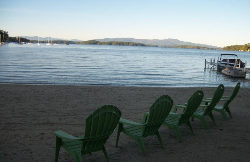 The beach at Misty Harbor. 