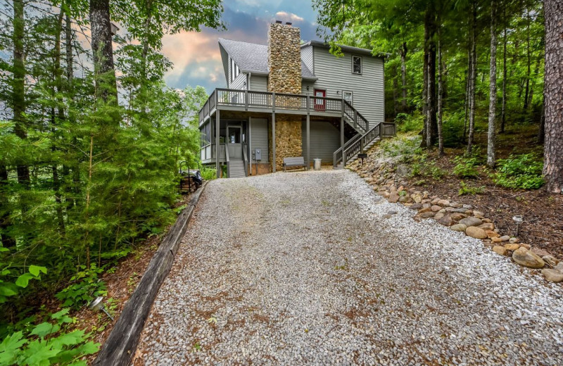 Cabin exterior at Dogwood Cabins LLC.