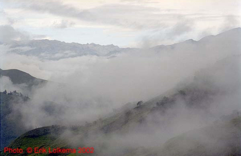 Mountains at Hacienda Primavera Wilderness Ecolodge.