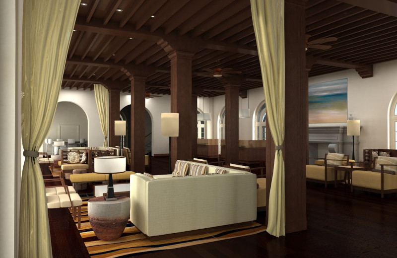 Lobby at Casa Marina Resort.