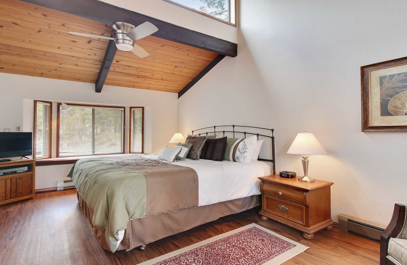 Rental bedroom at Mountain Resort Properties.