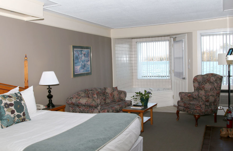 Guest room at Fern Resort.