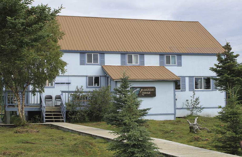 Exterior view of Alagnak Lodge.