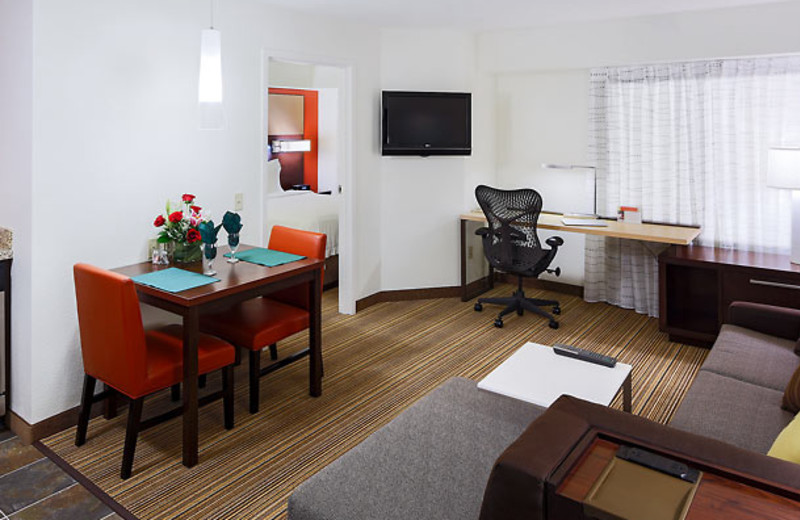 Guest room at Residence Inn San Diego Carlsbad.